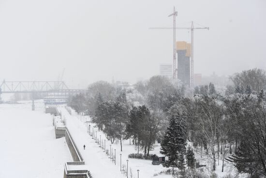 Russia Bridge Construction