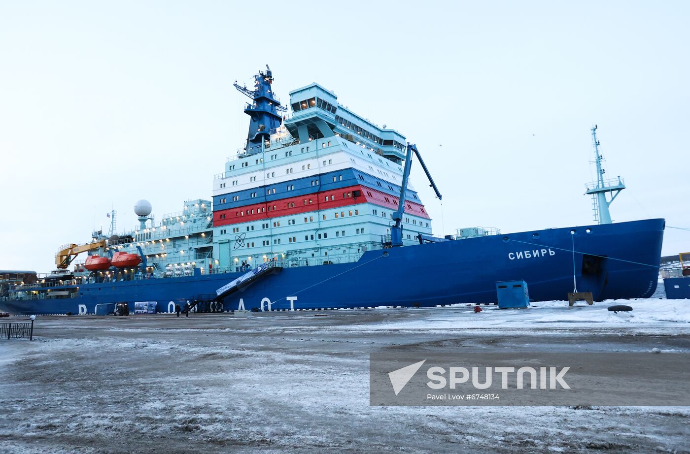 Russia Sibir Nuclear Icebreaker