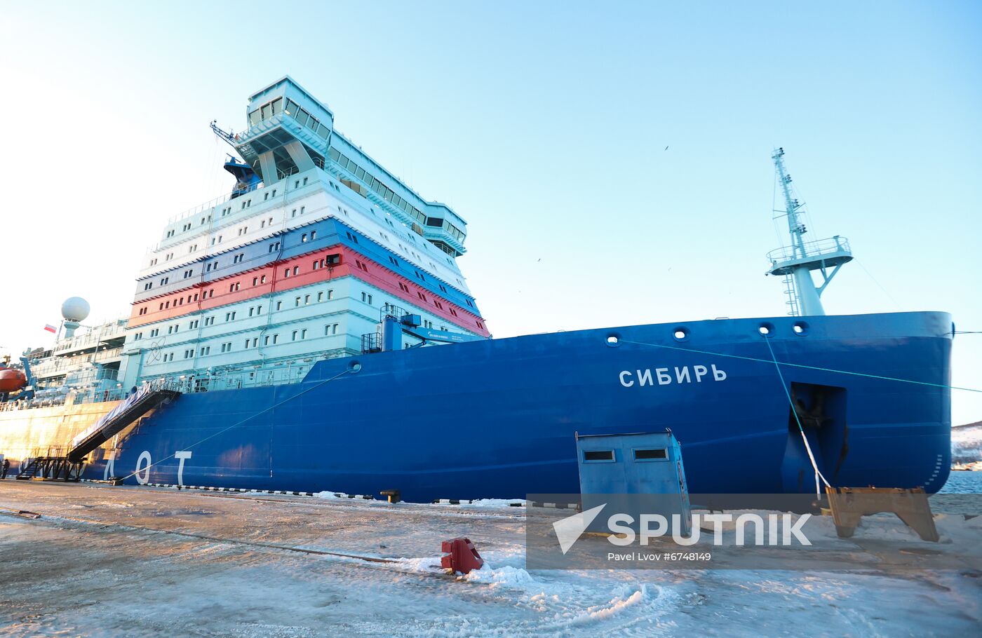 Russia Sibir Nuclear Icebreaker