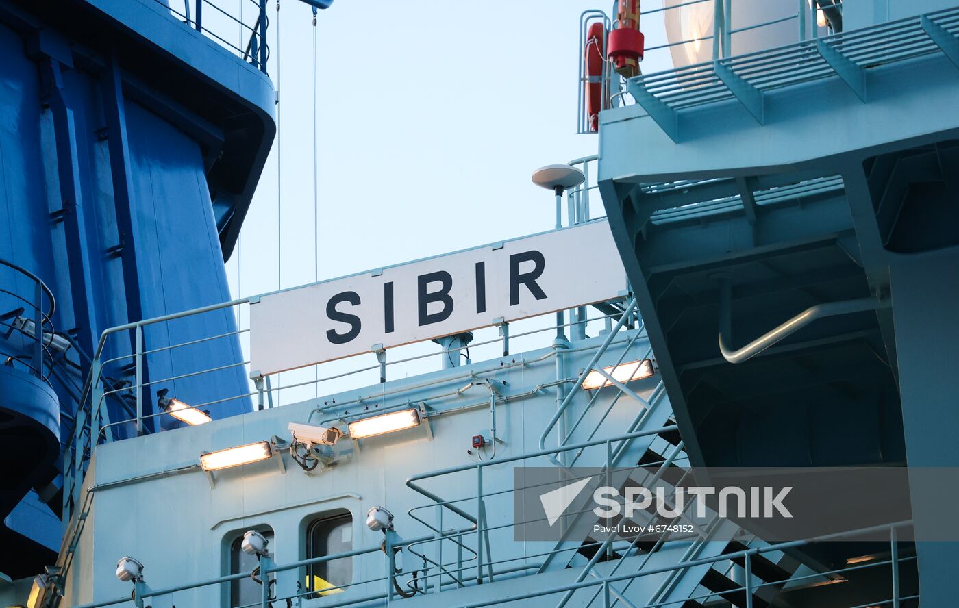 Russia Sibir Nuclear Icebreaker