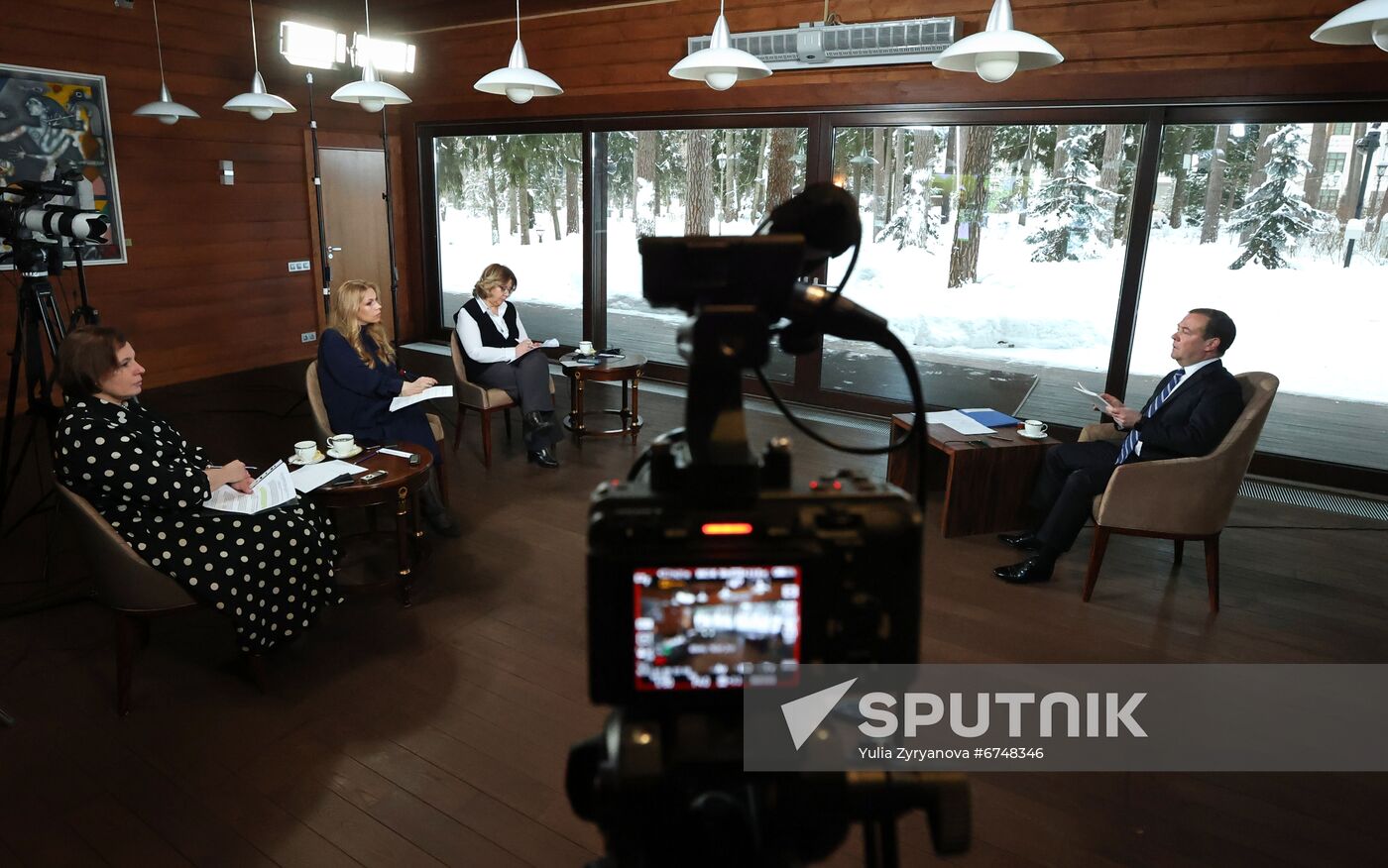 Russia Medvedev Interview
