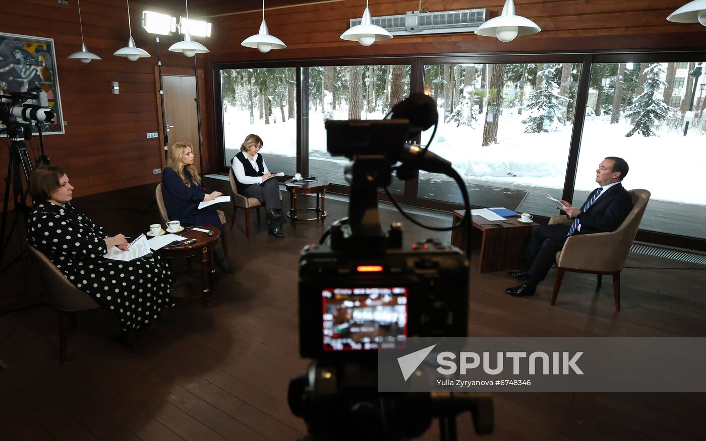 Russia Medvedev Interview