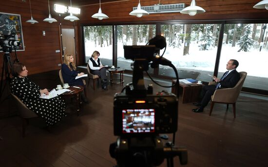 Russia Medvedev Interview