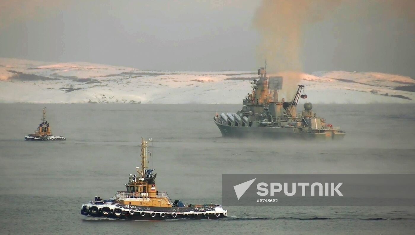 Russia Northern Fleet Drills