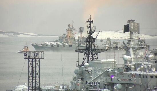 Russia Northern Fleet Drills