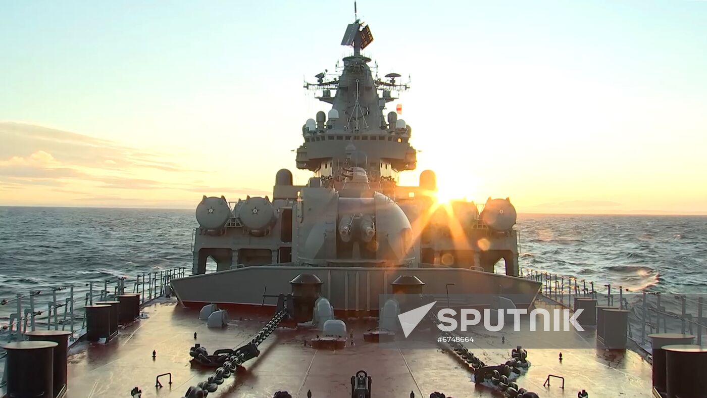 Russia Northern Fleet Drills