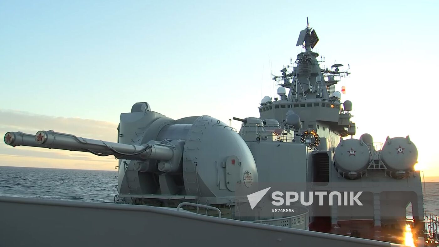 Russia Northern Fleet Drills