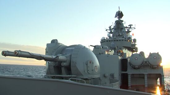 Russia Northern Fleet Drills