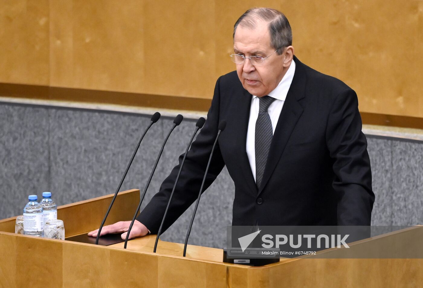 Russia Lavrov Parliament