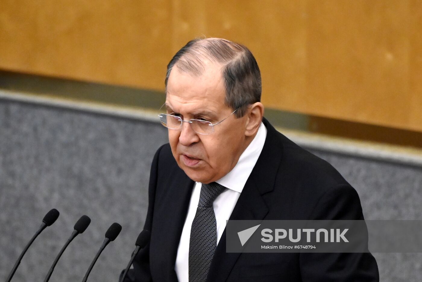 Russia Lavrov Parliament