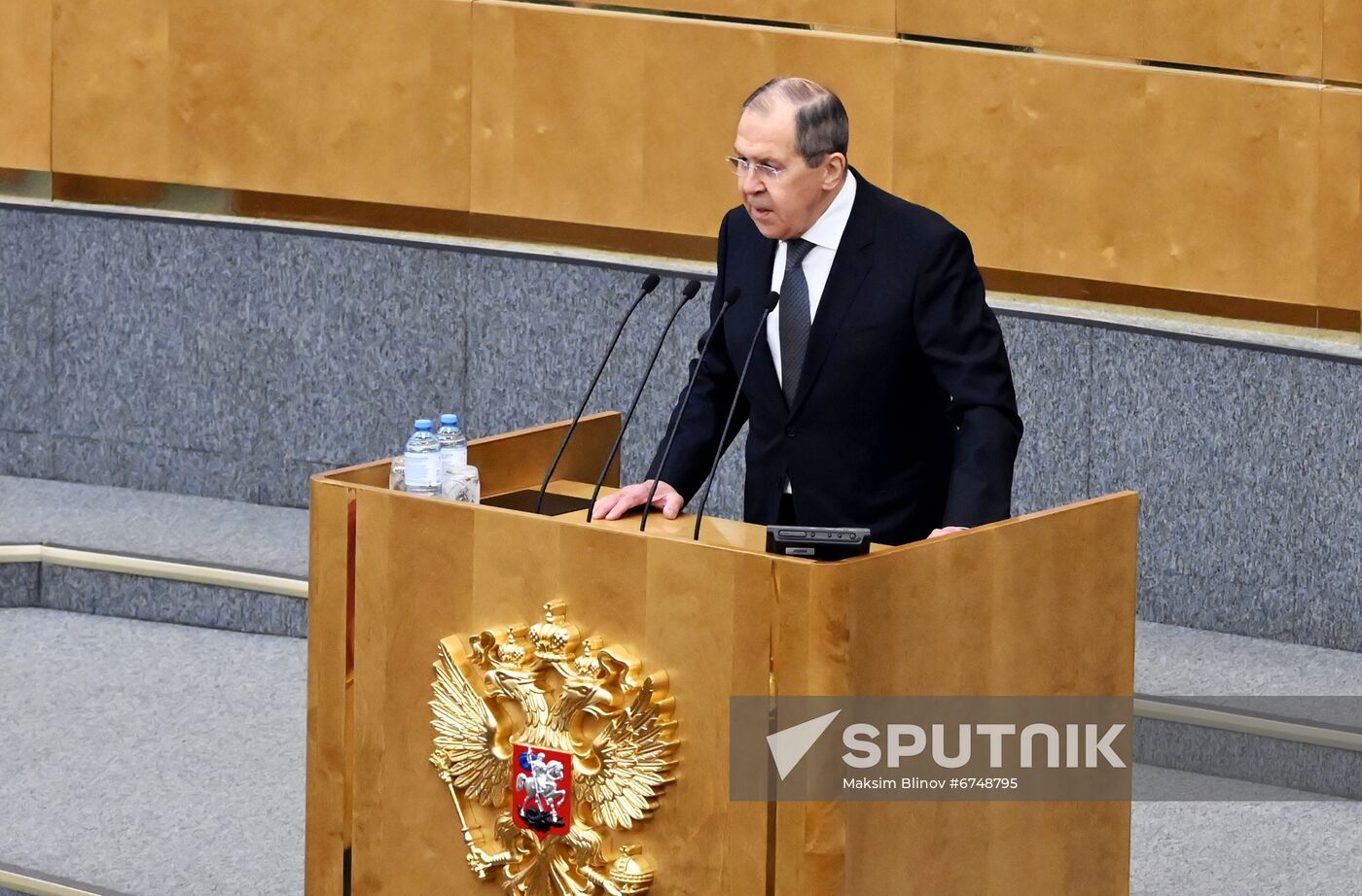 Russia Lavrov Parliament