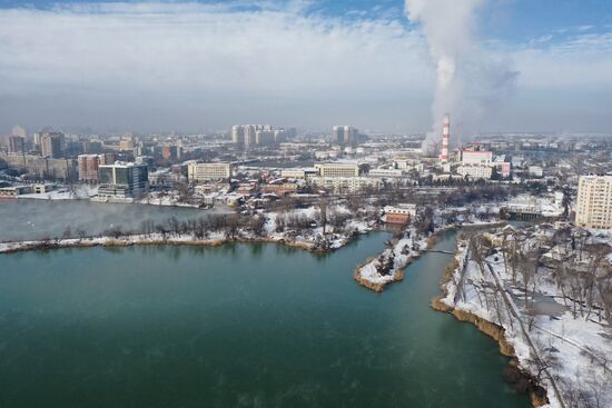 Snow in Krasnodar