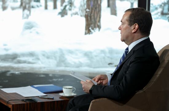 Russia Medvedev Interview
