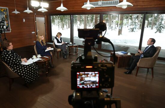 Russia Medvedev Interview