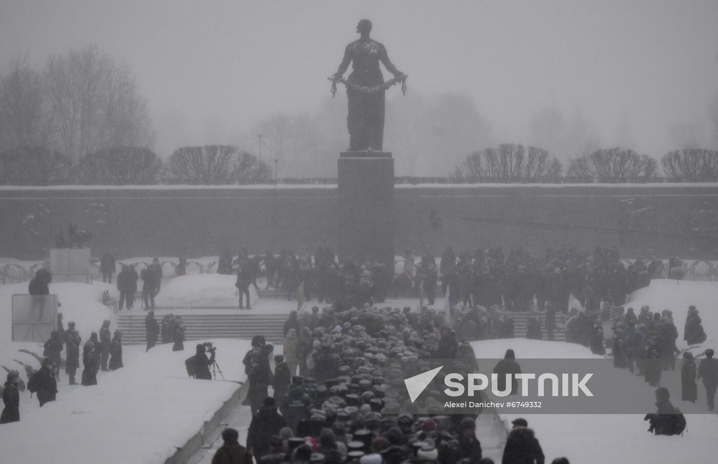 Russia WWII Leningrad Siege Breakthrough Anniversary