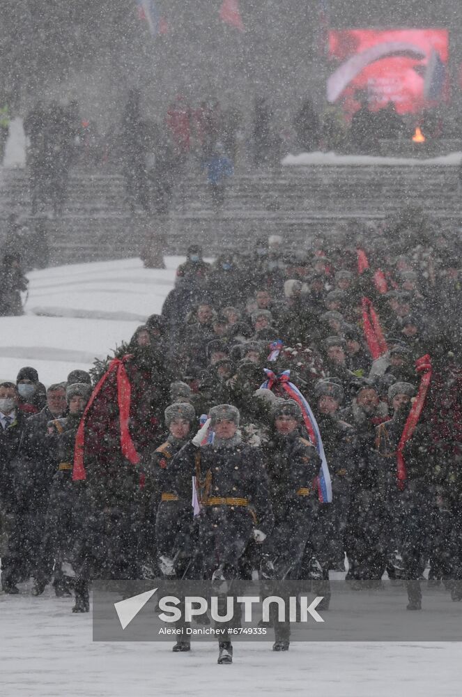 Russia WWII Leningrad Siege Breakthrough Anniversary