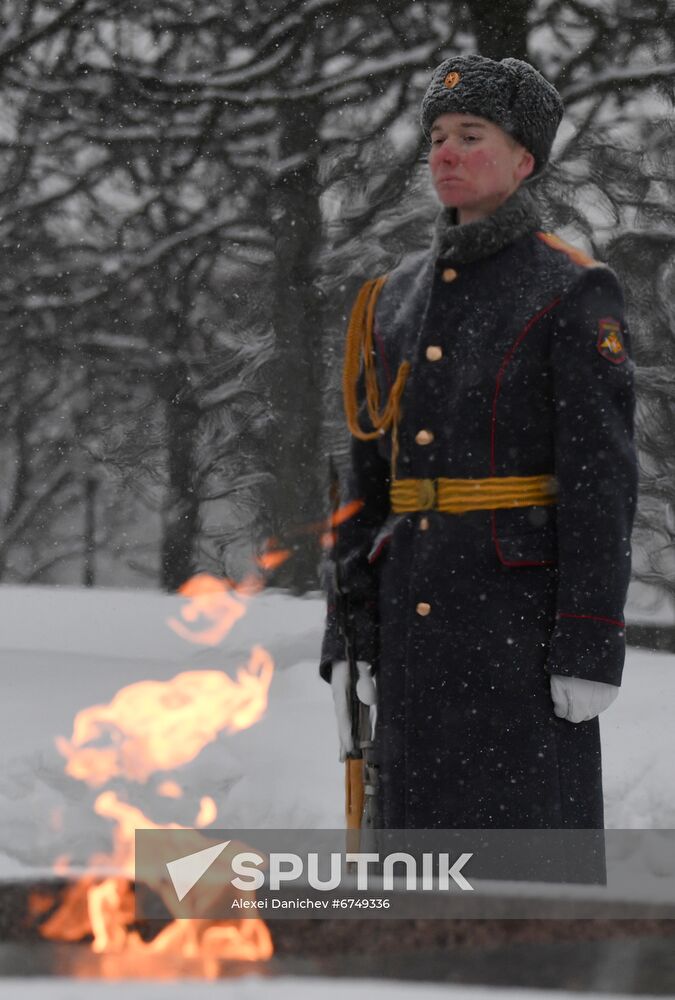 Russia WWII Leningrad Siege Breakthrough Anniversary
