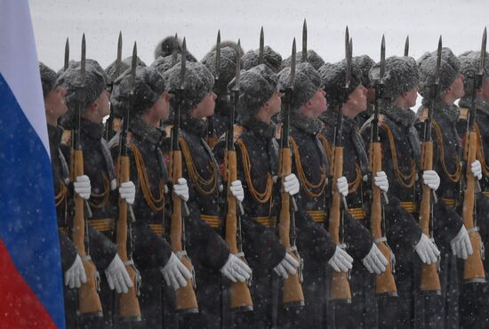 Russia WWII Leningrad Siege Breakthrough Anniversary