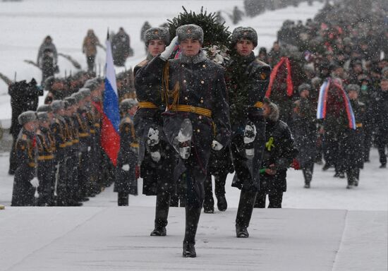 Russia WWII Leningrad Siege Breakthrough Anniversary