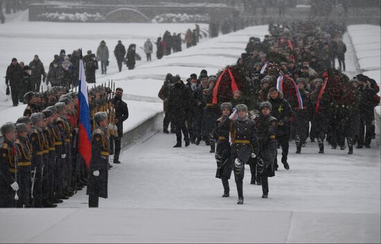 Russia WWII Leningrad Siege Breakthrough Anniversary