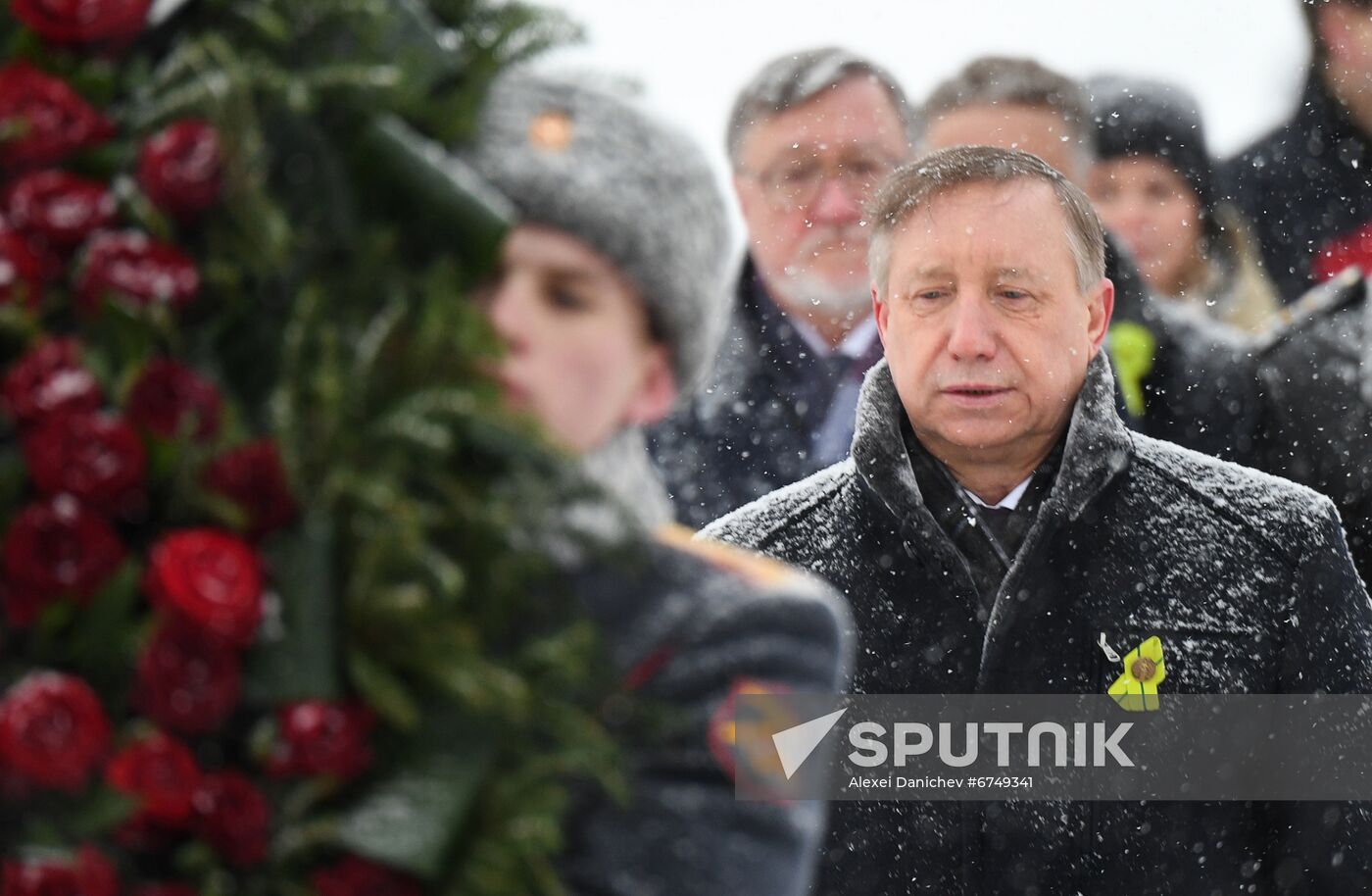 Russia WWII Leningrad Siege Breakthrough Anniversary