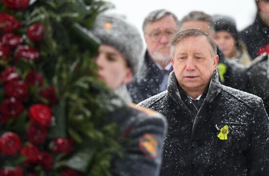 Russia WWII Leningrad Siege Breakthrough Anniversary