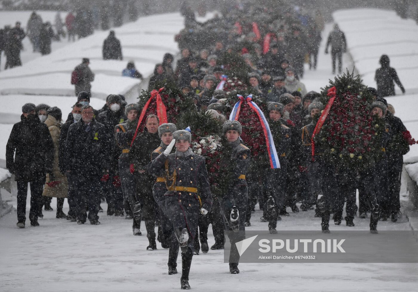 Russia WWII Leningrad Siege Breakthrough Anniversary