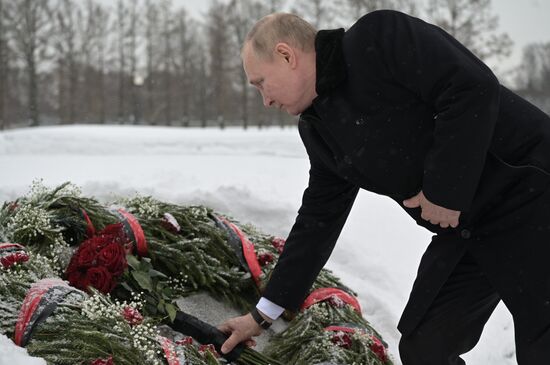 Russia WWII Leningrad Siege Breakthrough Anniversary