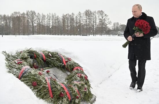 Russia WWII Leningrad Siege Breakthrough Anniversary