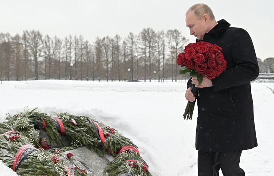 Russia WWII Leningrad Siege Breakthrough Anniversary