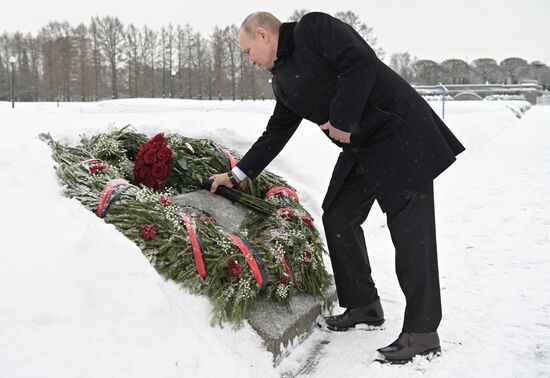 Russia WWII Leningrad Siege Breakthrough Anniversary