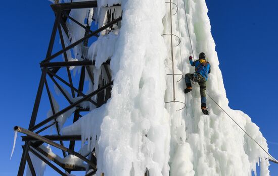 Russia Ice Climbing