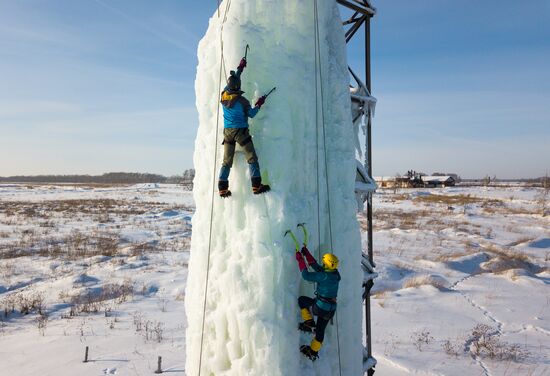 Russia Ice Climbing