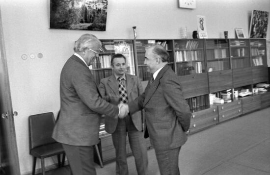 Lev Tolkunov's meeting with Henri Nannen