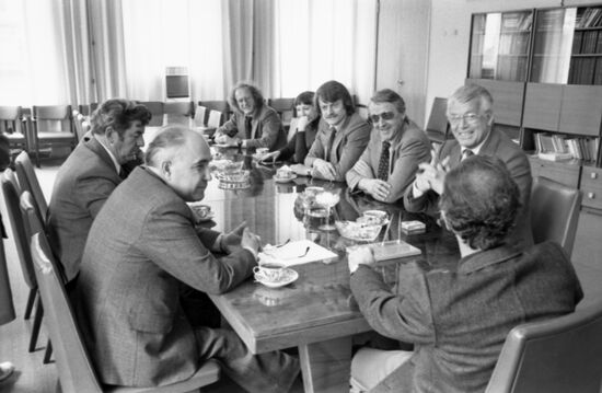 Lev Tolkunov's meeting with Henri Nannen