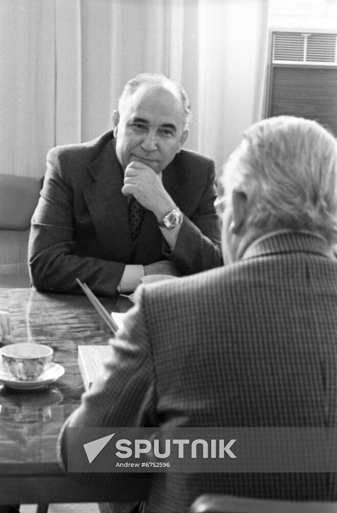 Lev Tolkunov's meeting with Henri Nannen