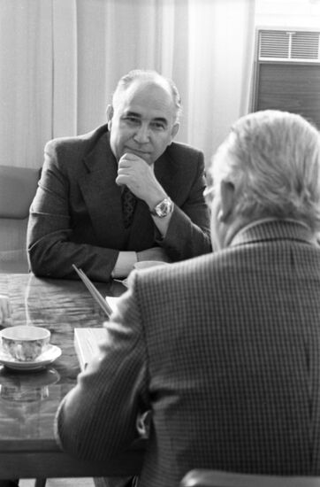 Lev Tolkunov's meeting with Henri Nannen