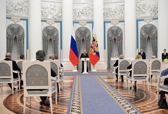 Russia Putin Awarding Ceremony