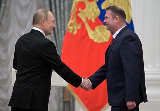 Russia Putin Awarding Ceremony