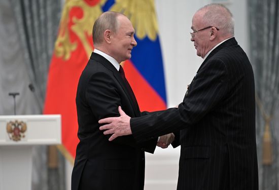 Russia Putin Awarding Ceremony