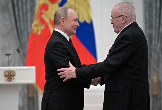 Russia Putin Awarding Ceremony