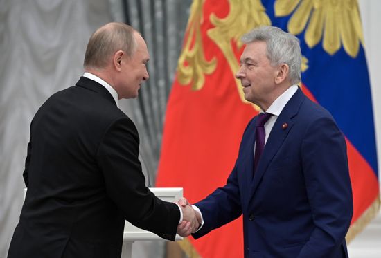 Russia Putin Awarding Ceremony