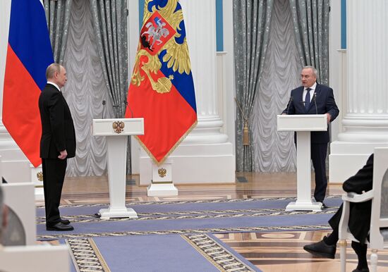 Russia Putin Awarding Ceremony