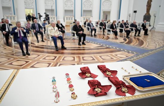 Russia Putin Awarding Ceremony