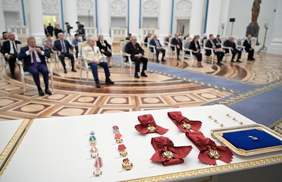 Russia Putin Awarding Ceremony