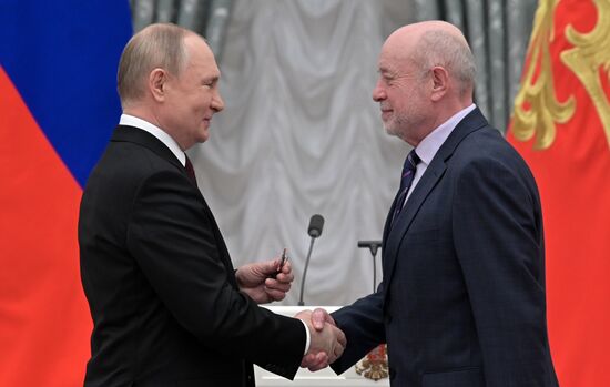 Russia Putin Awarding Ceremony