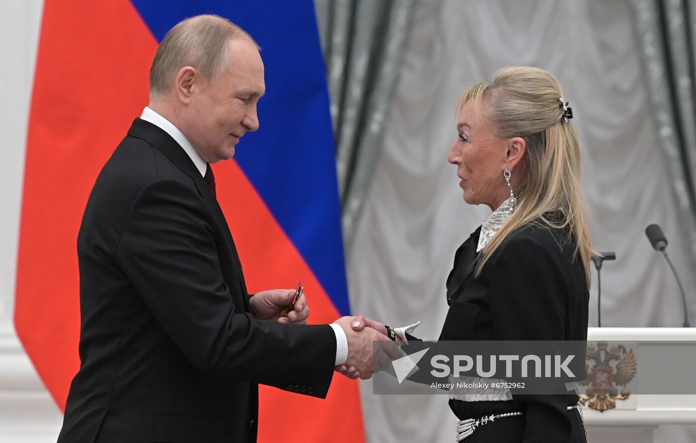 Russia Putin Awarding Ceremony