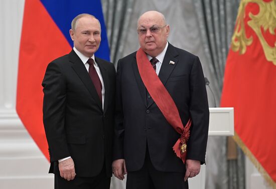 Russia Putin Awarding Ceremony