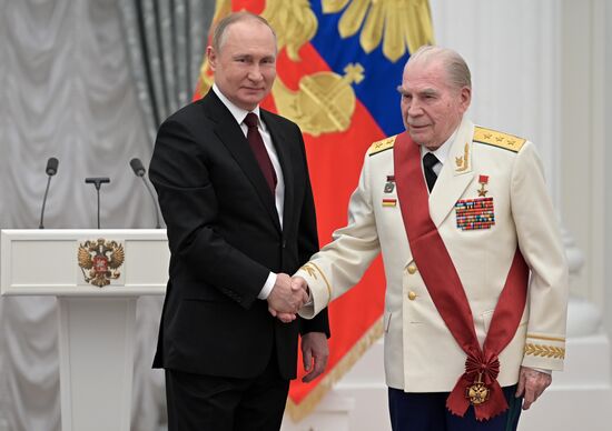 Russia Putin Awarding Ceremony