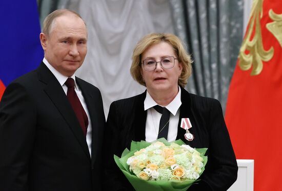 Russia Putin Awarding Ceremony